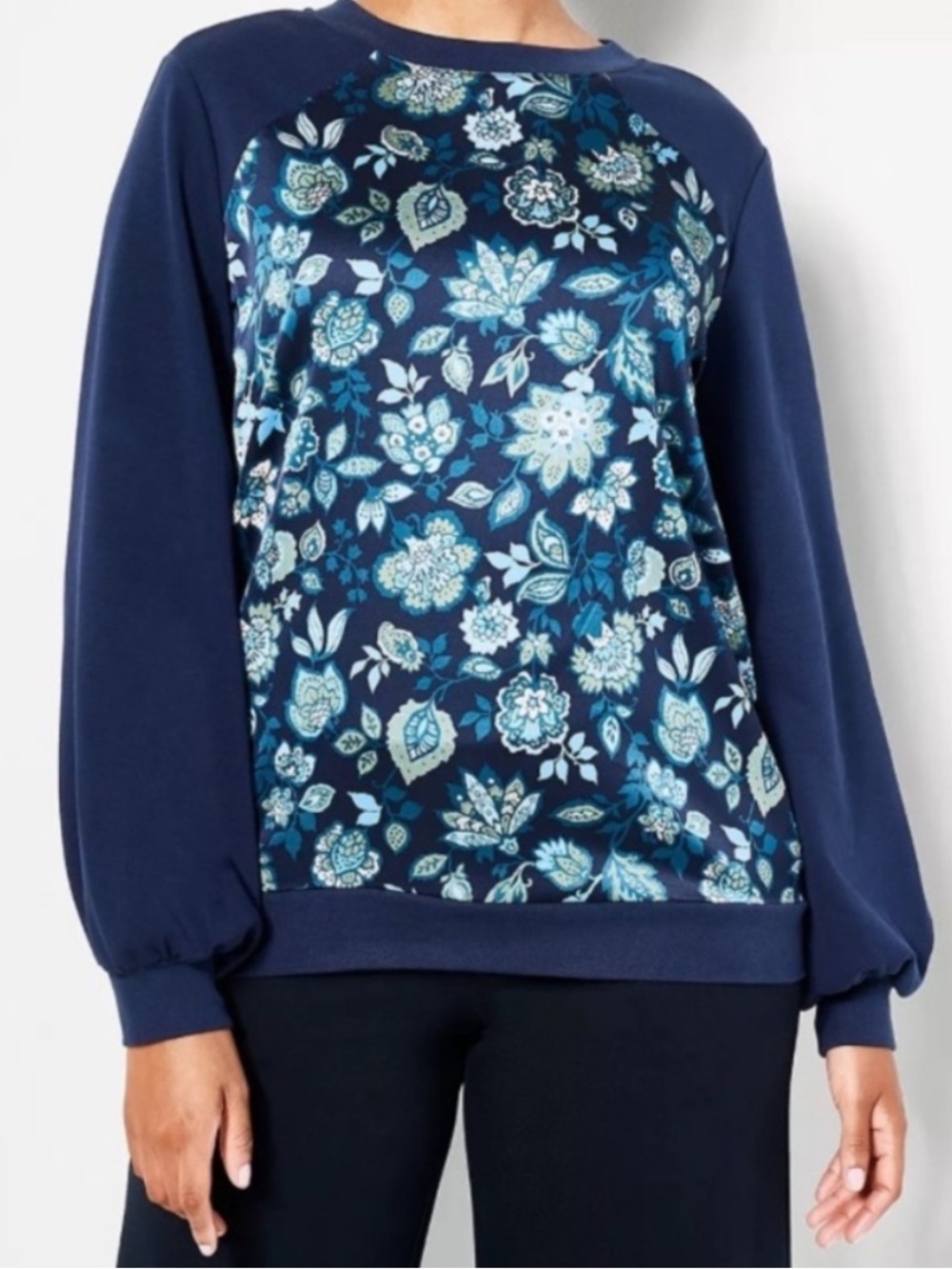 Jason Wu Mixed Media Sweatshirt | S